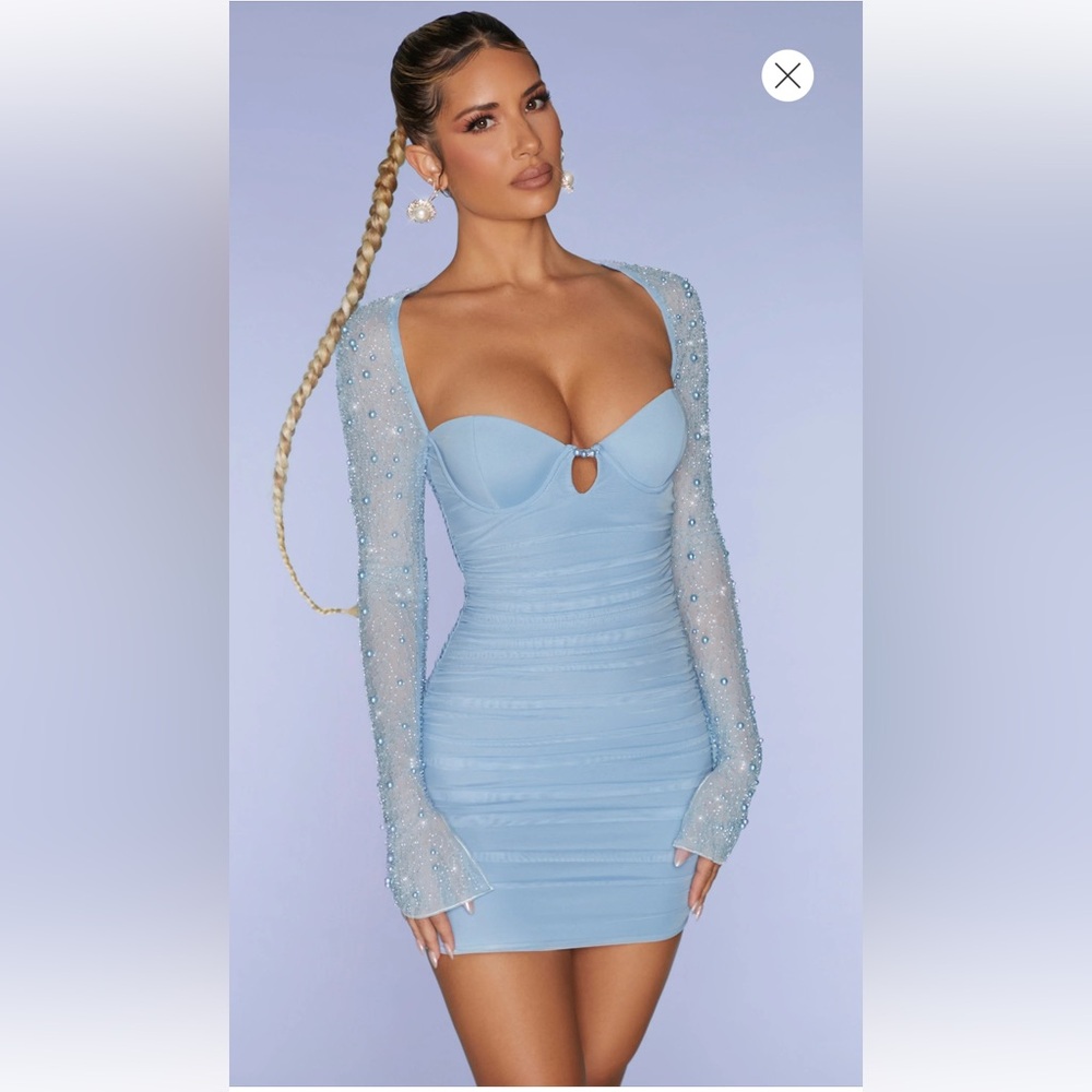 Oh Polly St. Germain blue dress